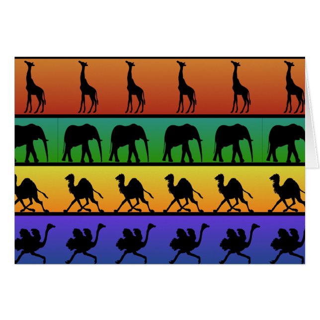 African Animals Pattern (Front Horizontal)