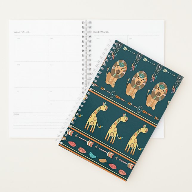 African animals planner (Display)