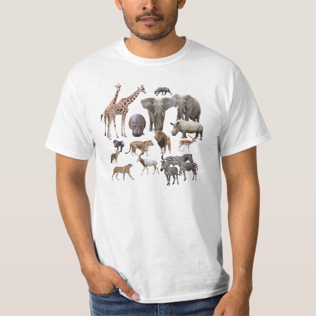 African Animals T-Shirt (Front)