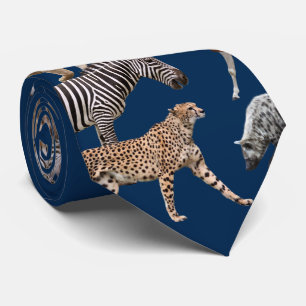 African Animals Tie