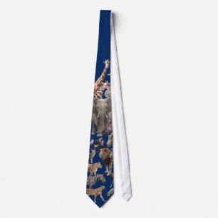 African Animals Tie