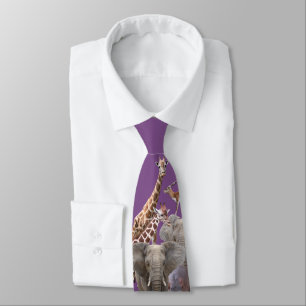 African Animals Tie