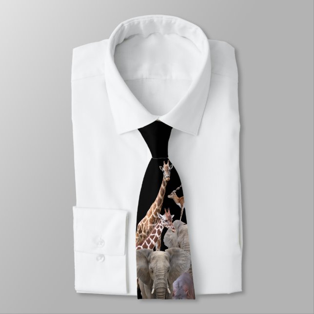 African Animals Tie (Tied)
