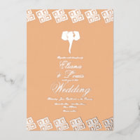 African Ankara Elephant Wedding Pressed   
