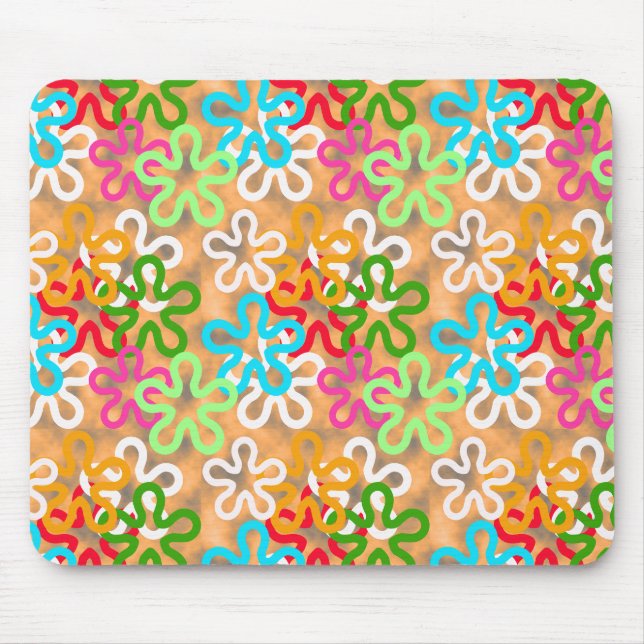 African Ankara Pattern Design  Mouse Pad (Front)