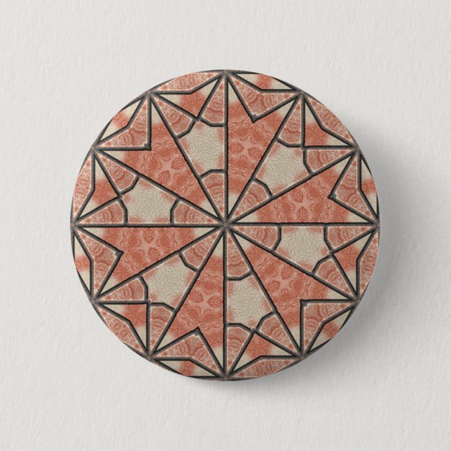African Art 6 Cm Round Badge (Front)
