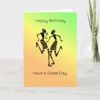 African Art, Colourful Happiness Dance Birthday