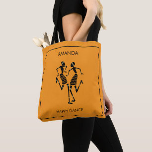 African Art, 'Happy Dance' Tote Bag