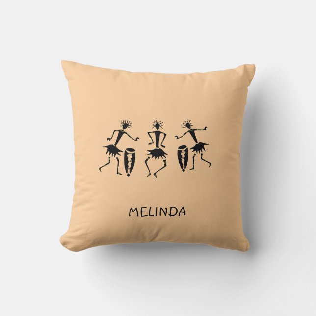 African Art, Inspirational Dance, Cute Cushion (Front)
