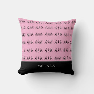 African Art, Inspirational Dance, Cute Pink Cushion