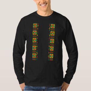 African Art Pattern Beautiful Black History Blm T-Shirt