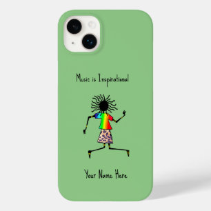 African Art, Personalised Happy Dance Case-Mate iPhone 14 Plus Case