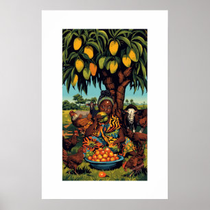 African Art Print