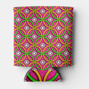 African Art: Seamless Abstract Picture Can Cooler