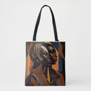 African art. Women looking at the front Tote Bag
