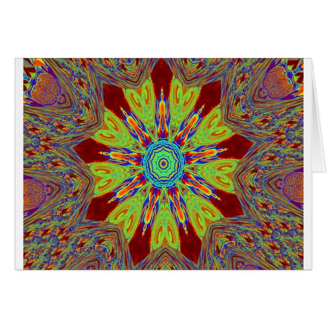 African Asian European ethnic pattern (Front Horizontal)