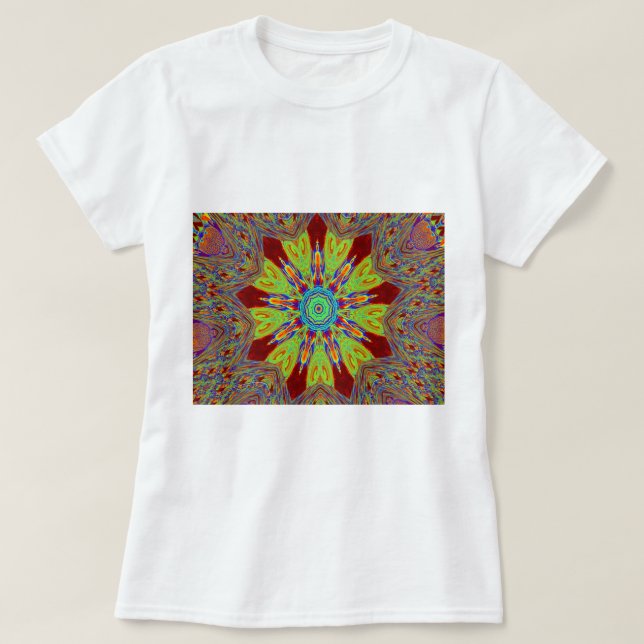 African Asian European ethnic pattern T-Shirt (Design Front)