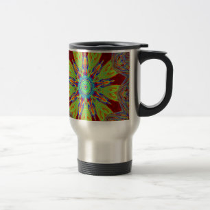 African Asian European ethnic pattern Travel Mug