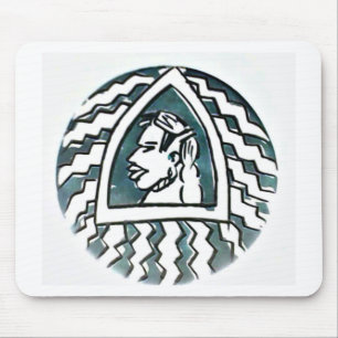 African Beauty Bongo Maasai Portrait Tribal Art   Mouse Pad