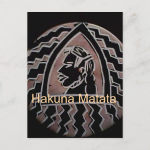 African Beauty: Bongo Maasai Portrait Tribal Art Postcard