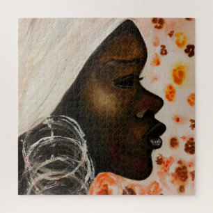 African Beauty Puzzle - Woman Face Painting