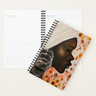 African Beauty - Watercolor Painting Planner