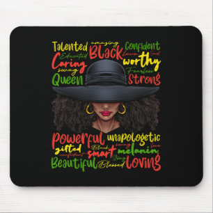 African Black History African American Ladies June Mouse Pad