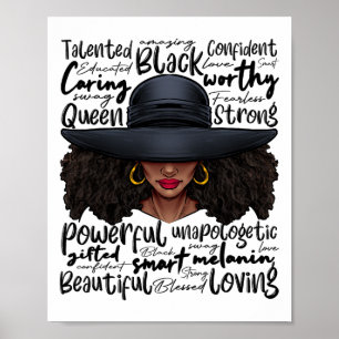 African Black History African American Ladies June Poster