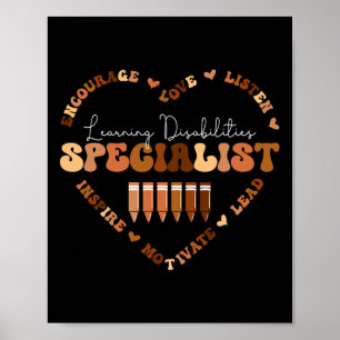 African Black History Month Learning Disabilities  Poster