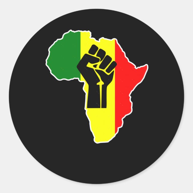 African Black Power Sticker  (Front)