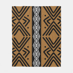 African Bogolan Decorative Blanket