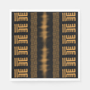 African bogolan style Afrocentric Napkins