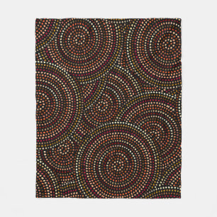African Boho: Tribal Seamless Art. Fleece Blanket