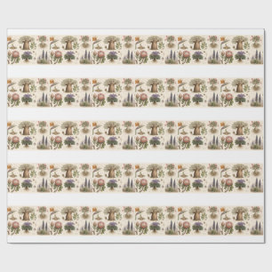 "African Botanical Atlas  Wrapping Paper