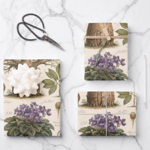 "African Botanical Atlas  Wrapping Paper Sheet