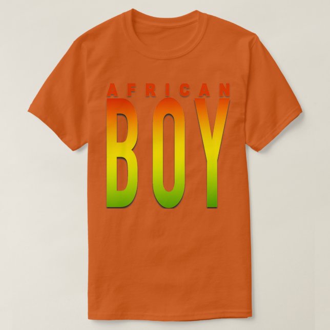 African Boy T-Shirt (Design Front)