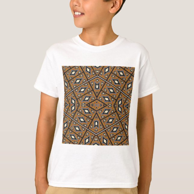 African Bricks Kaleidoscope T-Shirt (Front)