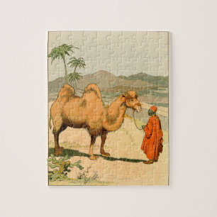 African Camel and Desert Traveller Jigsaw Puzzle