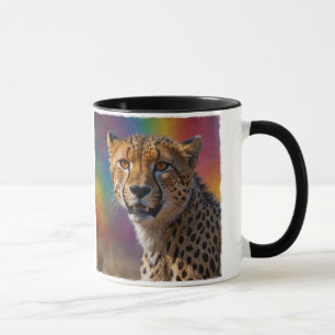 African Cheetah Portrait Mug