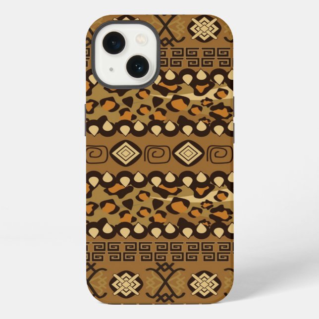 African cheetah skin pattern 2 iPhone case (Back)