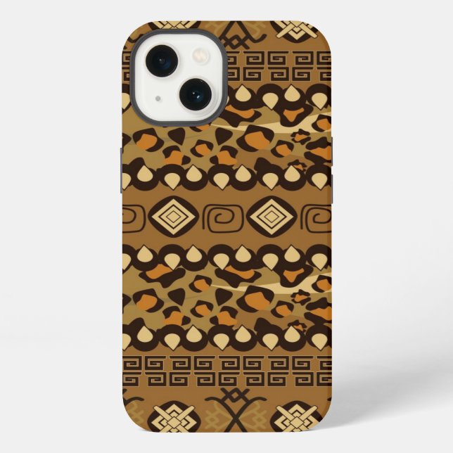 African cheetah skin pattern 2 iPhone case (Back)