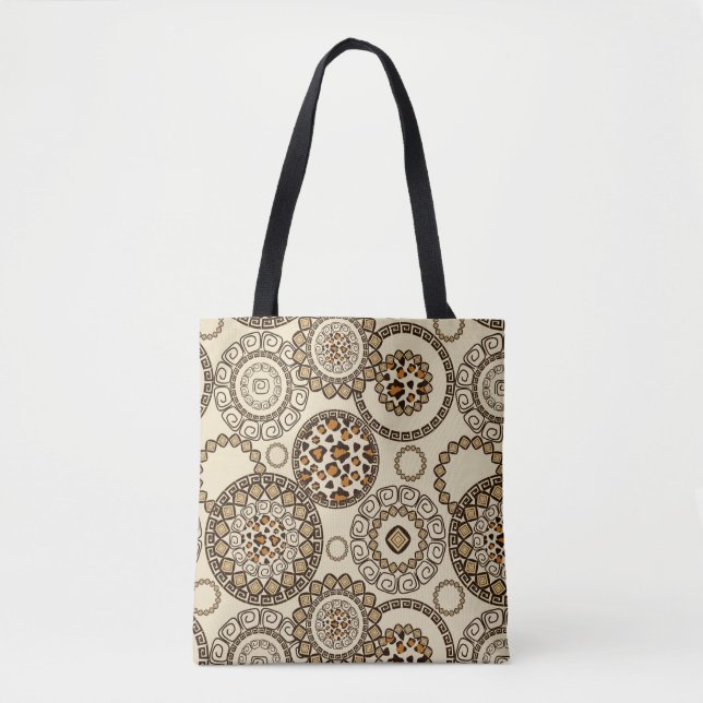 African cheetah skin pattern 3 tote bag (Front)