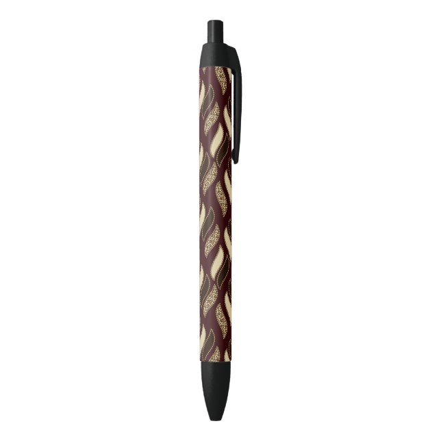 African cheetah skin pattern black ink pen (Bottom (Vertical))