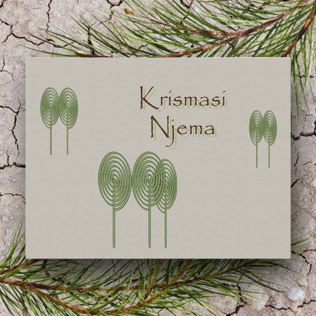 African Christmas Holiday Postcard (Creator Uploaded)