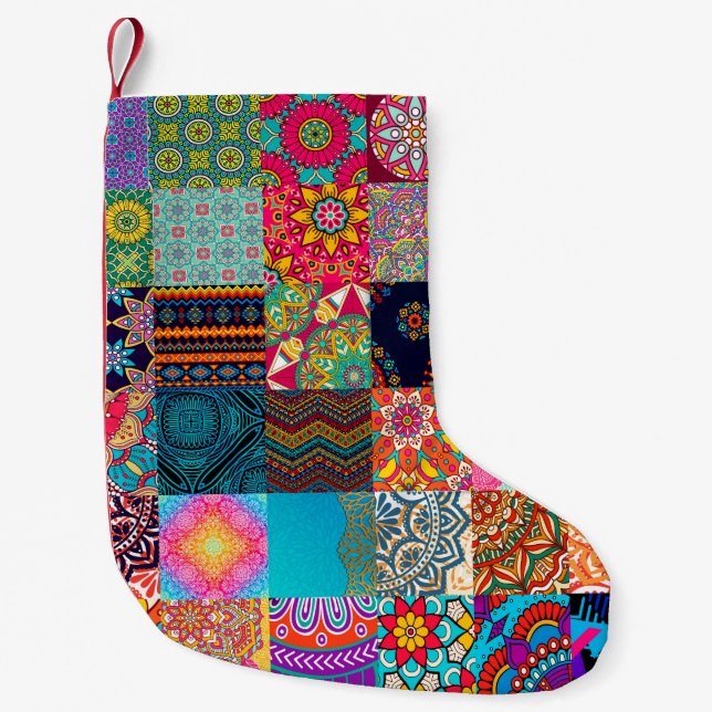 African Christmas Stocking (Front)