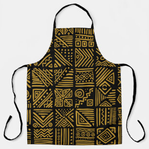 African clash vintage seamless pattern in ethnic t apron