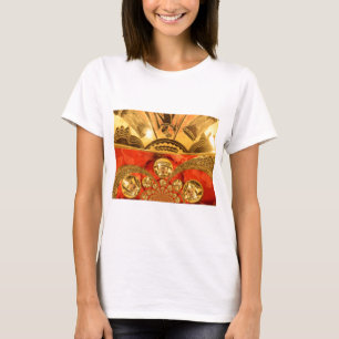 African Cultural Art: Rich Golden Red Design T-Shirt
