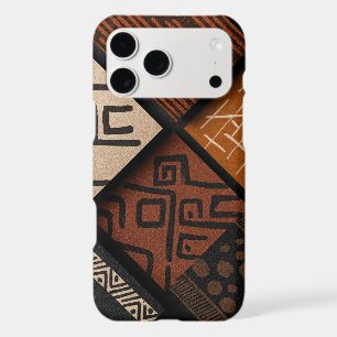 African culture designs on diagonal shapes