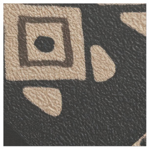 African culture designs on diagonal shapes fabric