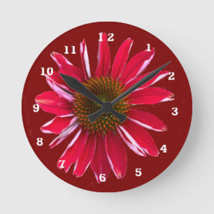 African Daisy Acrylic Wall Clock